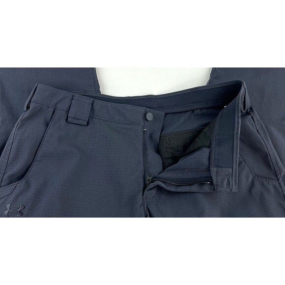 Under Armour Men's UA Tactical Elite Flat Front Pants Ripstop Dark Navy 38x34 - Picture 9 of 11